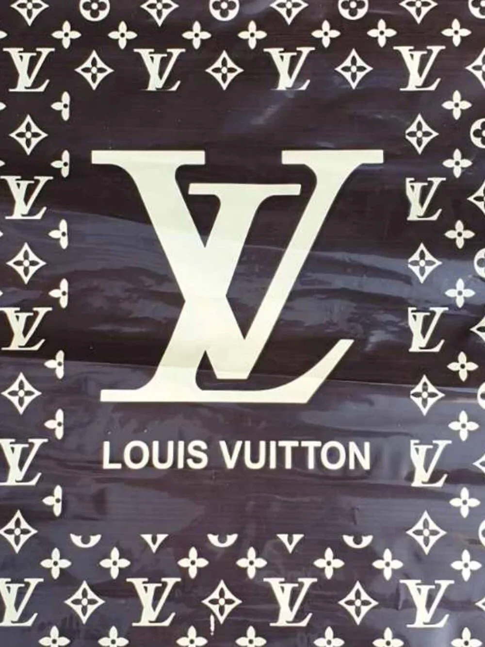 Fashion Plastic Shopping Bag Logo Luxury Boutique Gift Packaging 20 x 16 Inches